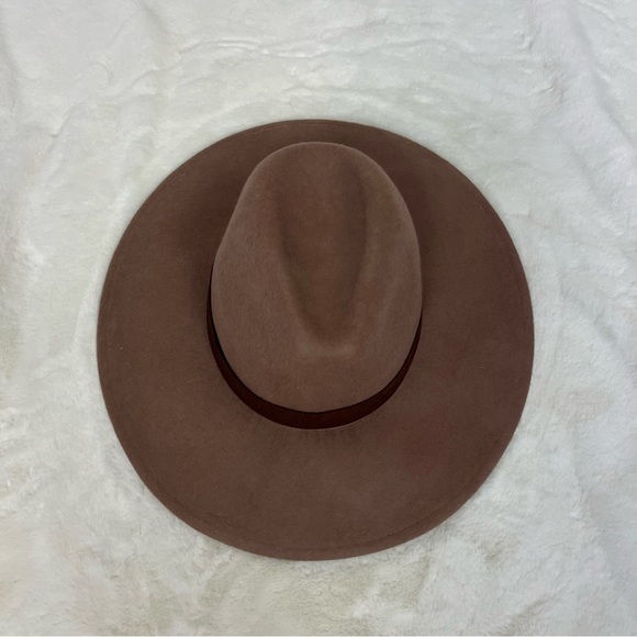 ALTAR’D STATE WIDE BRIM WOOL HAT IN BROWN ONE SIZE - Picture 3 of 9